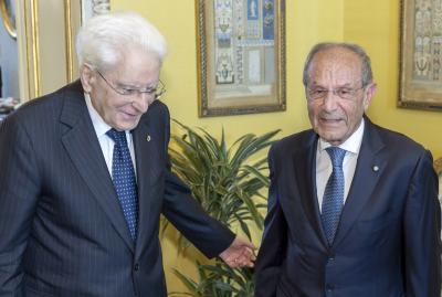 Sergio Mattarella e Francesco Schittulli