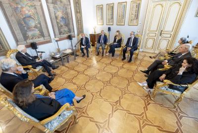 La delegazione LILT in udienza con il Presidente Mattarella