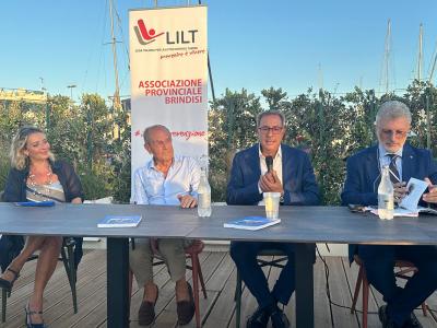 Una vita per vincere il cancro. Brindisi