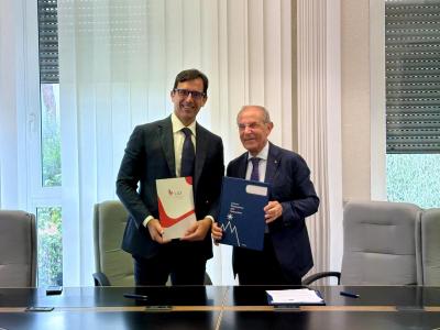 Marcello Giannico, Direttore Generale IDI IRCCS, e Francesco Schittulli, Presidente Nazionale LILT
