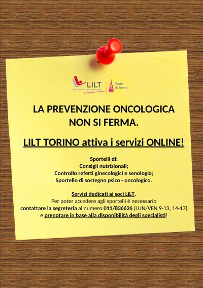 Sportelli online LILT Torino