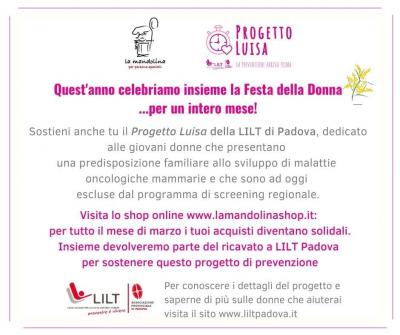 La Mandolina sostiene il Progetto Luisa