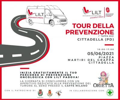 TOUR DELLA PREVENZIONE 2021 a Cittadella