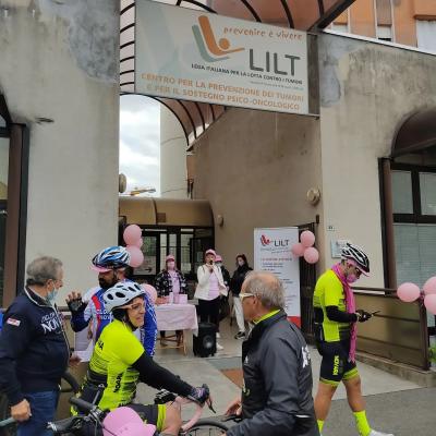 La partenza di Pink my Bike