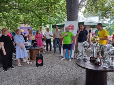 Un momento delle premiazioni del Mundialito