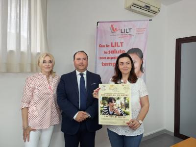 Perla Suma, presidente Lilt Taranto; Salvatore Sibilla, presidente Fondazione Cittadella della carità; Emma Prunella, presidente panificatori Fippa Taranto