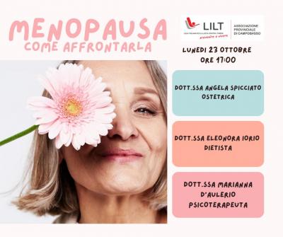 Il primo appuntamento è con la menopausa