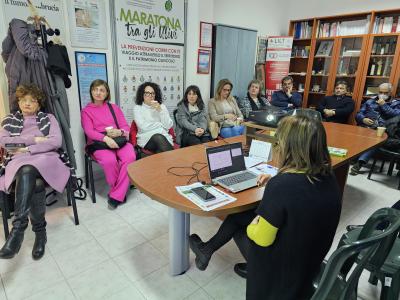 Un momento del corso di educazione alimentare