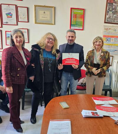 La docente Gizzi del Liceo Classico e Scientifico “F. D'Ovidio” di Larino