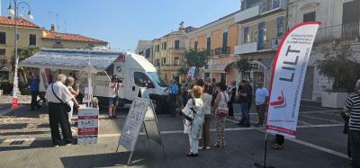 L'inaugurazione dell'ambulatorio mobile