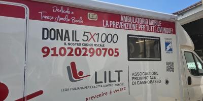 L'inaugurazione dell'ambulatorio mobile