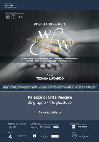 Mostra itinerante sulla Violenza di genere " WOMEN for WOMEN" al Comune di Pescara dal 26 giugno al 1 luglio