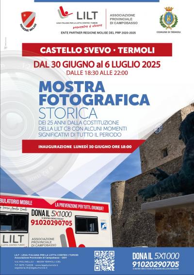 La locandina della mostra fotografica
