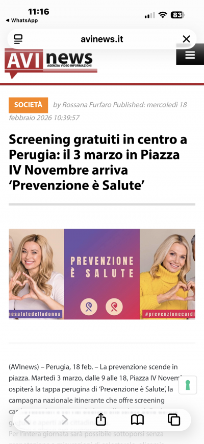Rassegna stampa 