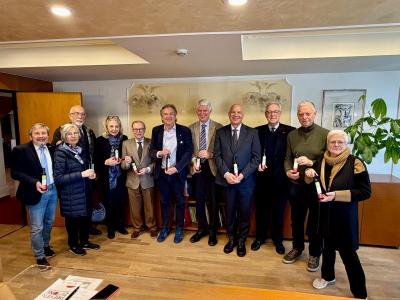 I PRESIDENTI DEL VENETO, IL COORDINATORE REGIONALE E L'ASS.RE GEROSA