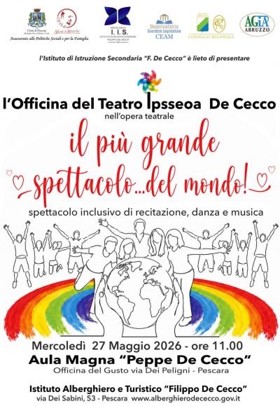 A Teatro con i ragazzi dell'Alberghiero De Cecco