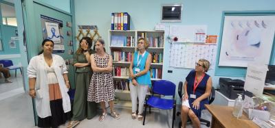 La consegna allo Sportello Oncologico