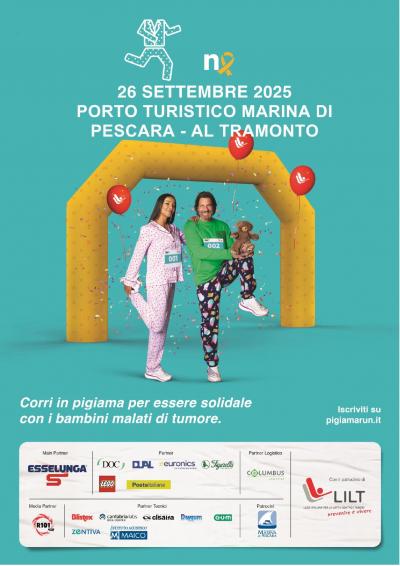 PIGIAMA RUN a Pescara - Porto Turistico - 18.09.2026