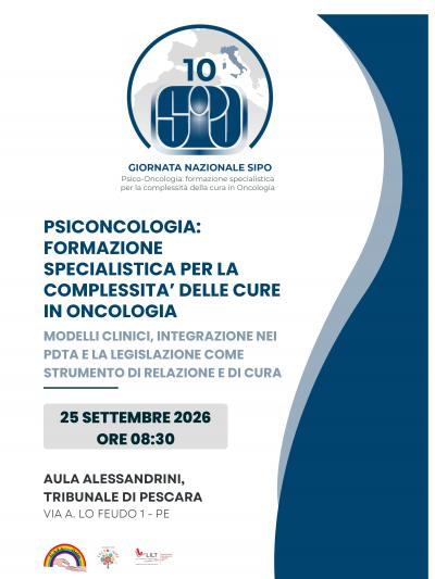 Convegno SIPO - Soc. Ital. di Psiconcologia 25.09.2026