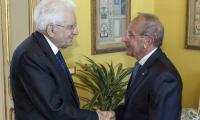Il Presidente della Repubblica Sergio Mattarella con il Presidente Nazionale LILT Francesco Schittulli